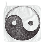Roots Yin Yang Print Hand Towel