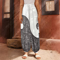 Roots Yin Yang Print Harem Pants