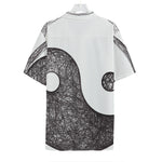 Roots Yin Yang Print Hawaiian Shirt