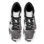 Roots Yin Yang Print High Top Leather Sneakers