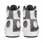 Roots Yin Yang Print High Top Leather Sneakers