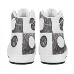 Roots Yin Yang Print High Top Leather Sneakers