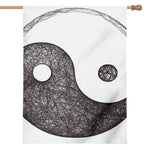 Roots Yin Yang Print House Flag