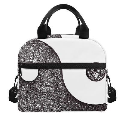 Roots Yin Yang Print Insulated Lunch Bag