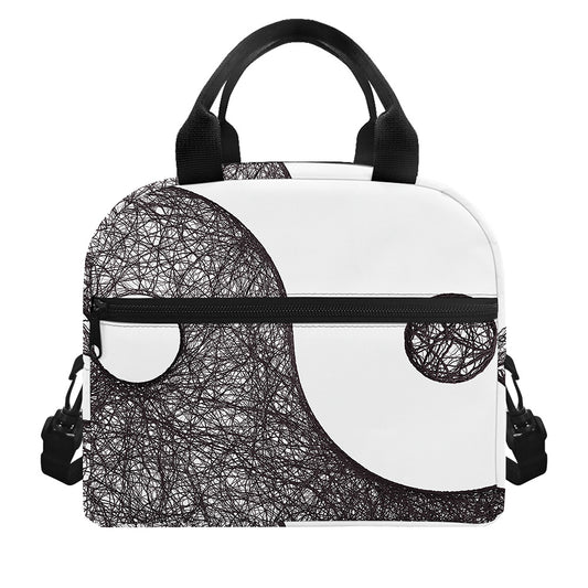 Roots Yin Yang Print Insulated Lunch Bag