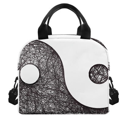 Roots Yin Yang Print Insulated Lunch Bag