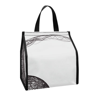 Roots Yin Yang Print Insulated Lunch Tote