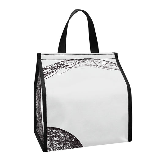 Roots Yin Yang Print Insulated Lunch Tote