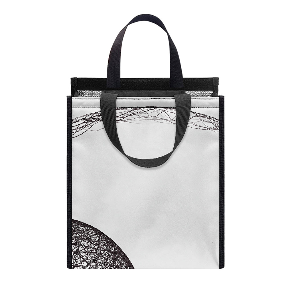 Roots Yin Yang Print Insulated Lunch Tote
