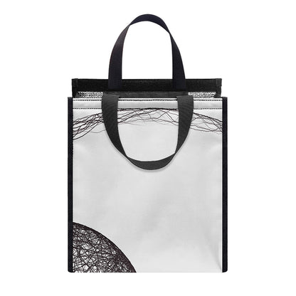 Roots Yin Yang Print Insulated Lunch Tote