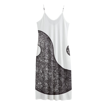 Roots Yin Yang Print Jersey Midi Cami Dress