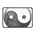 Roots Yin Yang Print Kitchen Mat