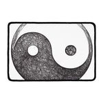 Roots Yin Yang Print Kitchen Mat