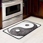 Roots Yin Yang Print Kitchen Mat