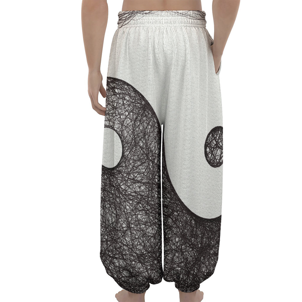 Roots Yin Yang Print Lantern Pants