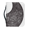 Roots Yin Yang Print Leather Bible Cover