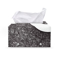 Roots Yin Yang Print Leather Tissue Box Cover