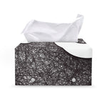 Roots Yin Yang Print Leather Tissue Box Cover