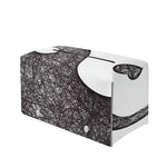 Roots Yin Yang Print Leather Tissue Box Cover