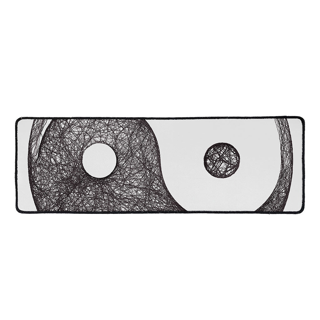 Roots Yin Yang Print Long Kitchen Mat