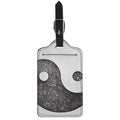 Roots Yin Yang Print Luggage Tag