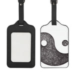 Roots Yin Yang Print Luggage Tag
