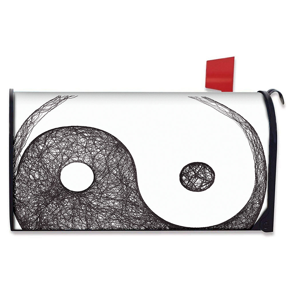Roots Yin Yang Print Mailbox Cover