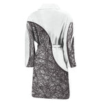 Roots Yin Yang Print Men's Bathrobe