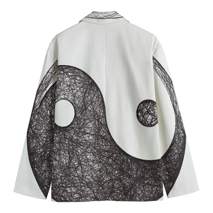 Roots Yin Yang Print Men's Blazer
