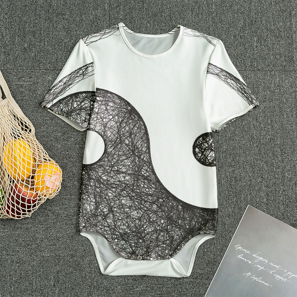 Roots Yin Yang Print Men's Bodysuit