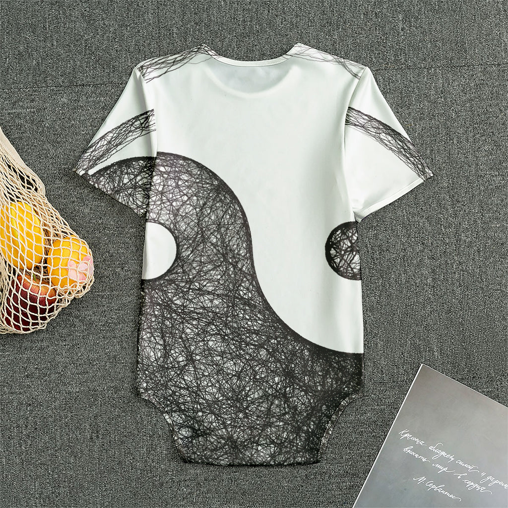 Roots Yin Yang Print Men's Bodysuit