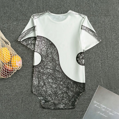Roots Yin Yang Print Men's Bodysuit