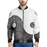 Roots Yin Yang Print Men's Bomber Jacket