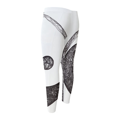 Roots Yin Yang Print Men's Compression Pants