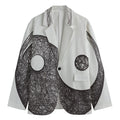 Roots Yin Yang Print Men's Cotton Blazer