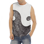 Roots Yin Yang Print Men's Fitness Tank Top