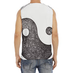 Roots Yin Yang Print Men's Fitness Tank Top
