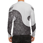 Roots Yin Yang Print Men's Long Sleeve Rash Guard
