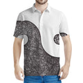 Roots Yin Yang Print Men's Polo Shirt