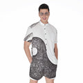 Roots Yin Yang Print Men's Romper