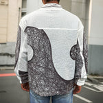 Roots Yin Yang Print Men's Shirt Jacket