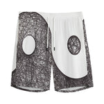 Roots Yin Yang Print Men's Sports Shorts