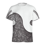 Roots Yin Yang Print Men's Sports T-Shirt