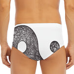 Roots Yin Yang Print Men's Triangle Swim Briefs