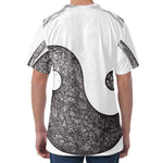 Roots Yin Yang Print Men's Velvet T-Shirt