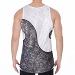 Roots Yin Yang Print Men's Velvet Tank Top