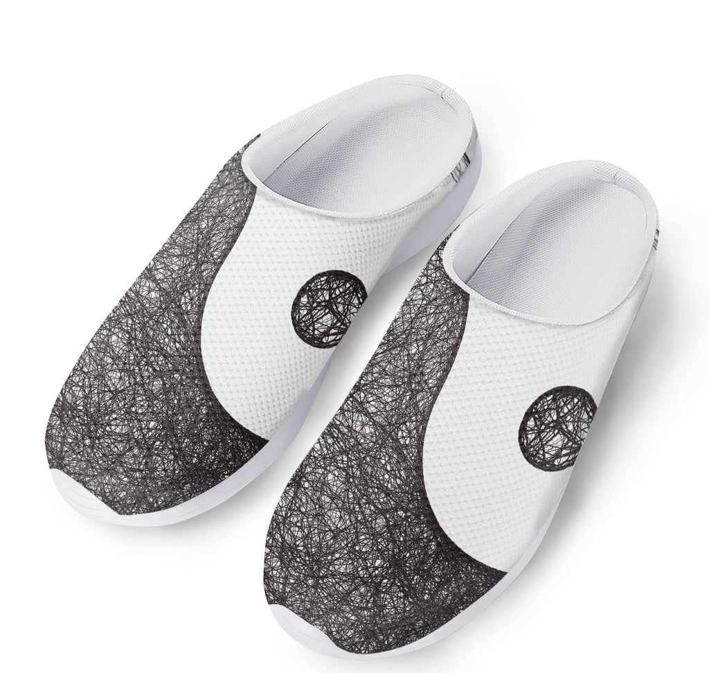Roots Yin Yang Print Mesh Casual Shoes