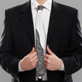 Roots Yin Yang Print Necktie