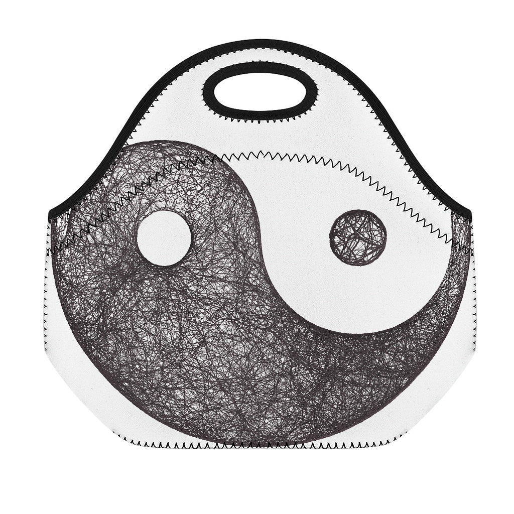 Roots Yin Yang Print Neoprene Lunch Bag