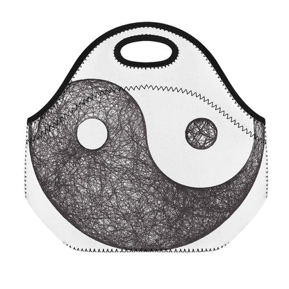 Roots Yin Yang Print Neoprene Lunch Bag